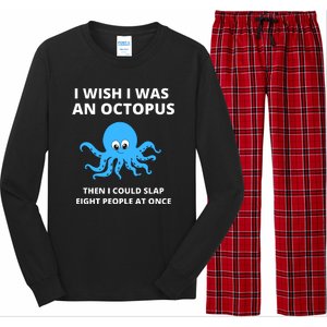 Funny Sarcastic Octopus Gift Long Sleeve Pajama Set