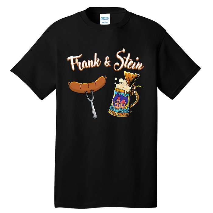 Frank & Stein Oktoberfest Funny Bratwurst Beer German Food Tall T-Shirt