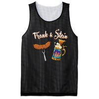 Frank & Stein Oktoberfest Funny Bratwurst Beer German Food Mesh Reversible Basketball Jersey Tank