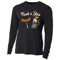 Frank & Stein Oktoberfest Funny Bratwurst Beer German Food Cooling Performance Long Sleeve Crew