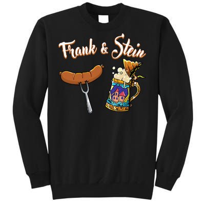 Frank & Stein Oktoberfest Funny Bratwurst Beer German Food Tall Sweatshirt