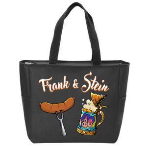 Frank & Stein Oktoberfest Funny Bratwurst Beer German Food Zip Tote Bag