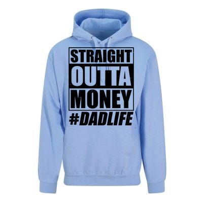 Funny Straight Outta Money #Dad Life Happy Fathers Day Unisex Surf Hoodie