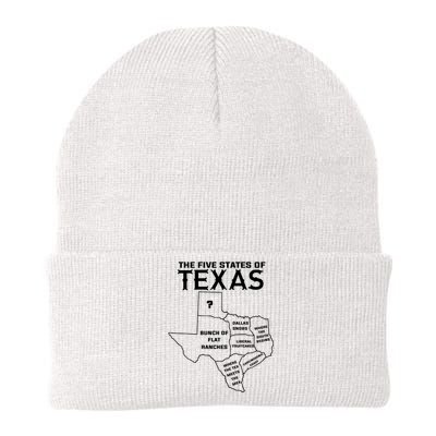 Five States Of Texas Funny Maps Of Dallas Houston Austin Knit Cap Winter Beanie