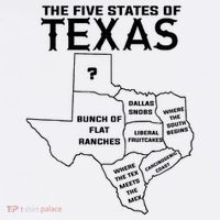 Five States Of Texas Funny Maps Of Dallas Houston Austin Short Acrylic Beanie
