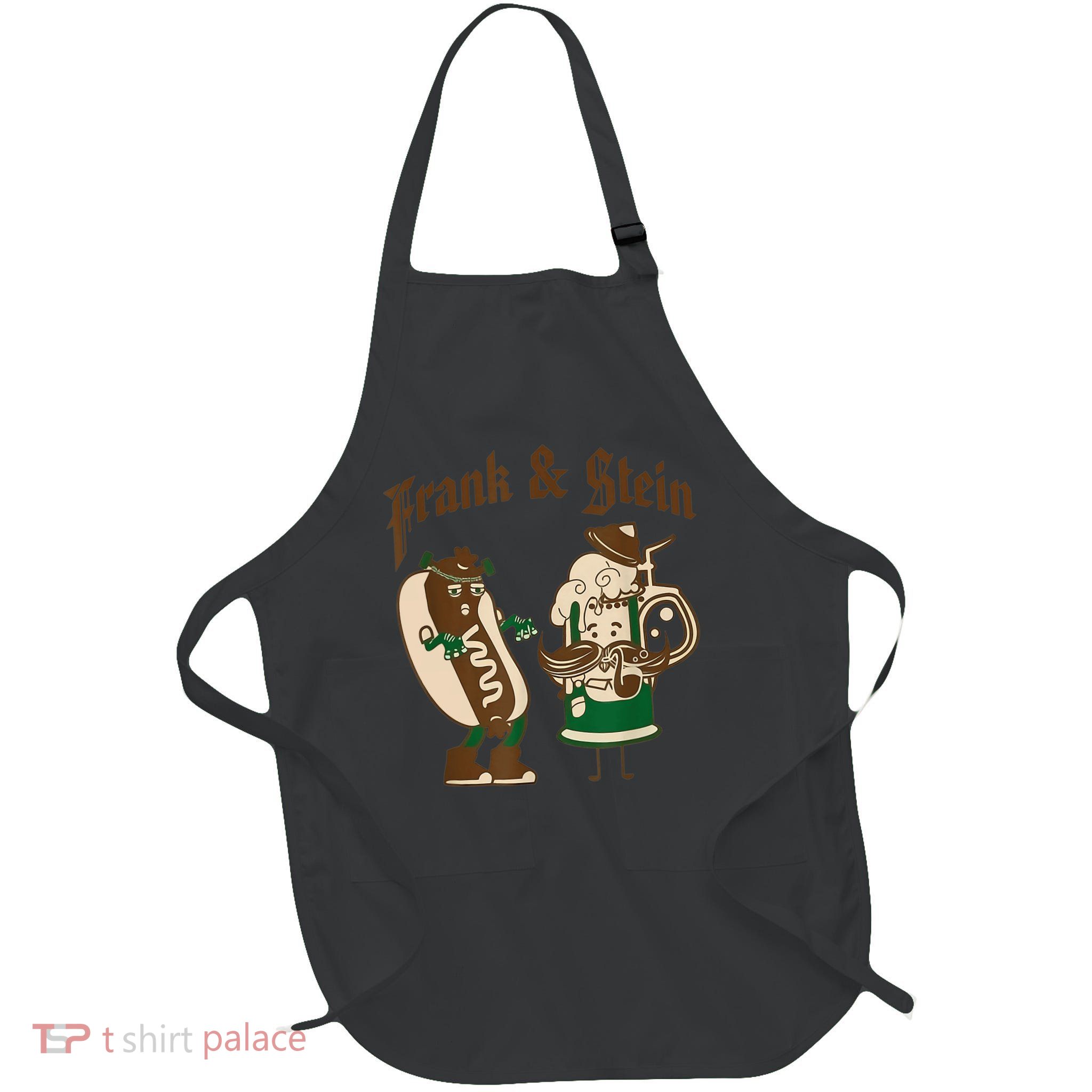 Frank & Stein Oktoberfest Beer Festival Full-Length Apron With Pockets