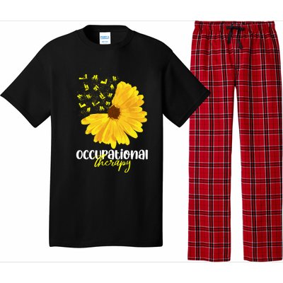 Funny Sunflower Occupational Therapy Month Ot Therapist Gift Pajama Set