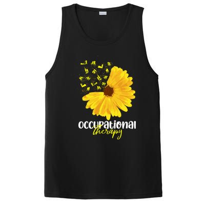 Funny Sunflower Occupational Therapy Month Ot Therapist Gift PosiCharge Competitor Tank