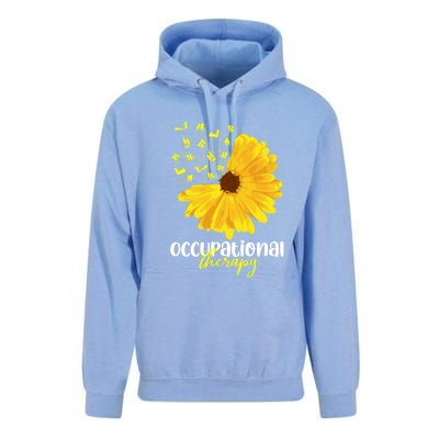 Funny Sunflower Occupational Therapy Month Ot Therapist Gift Unisex Surf Hoodie