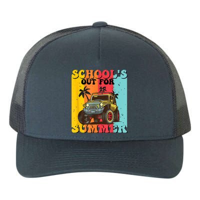 Funny Schools Out For Summer Teacher Summer Vacation Groovy Yupoong Adult 5-Panel Trucker Hat