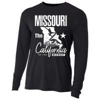 Funny State Of Missouri The California Of The Midwest Cooling Performance Long Sleeve Crew