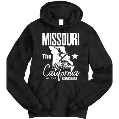 Funny State Of Missouri The California Of The Midwest Tie Dye Hoodie