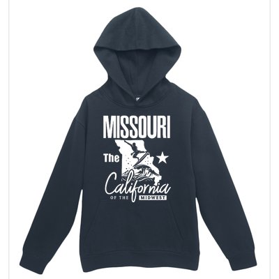 Funny State Of Missouri The California Of The Midwest Urban Pullover Hoodie