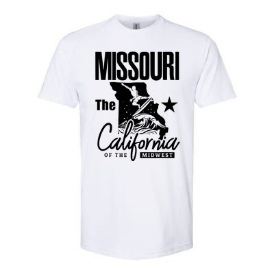 Funny State Of Missouri The California Of The Midwest Softstyle CVC T-Shirt