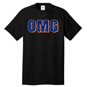 Funny Says Omg New York Apparel Tall T-Shirt