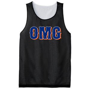 Funny Says Omg New York Apparel Mesh Reversible Basketball Jersey Tank