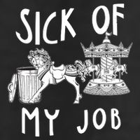 Funny Sick Of My Job 25L Jumbo Tote