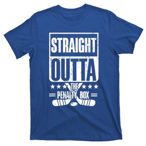 Funny Straight Outta Penalty Box Ice Hockey Goalie Gift T-Shirt