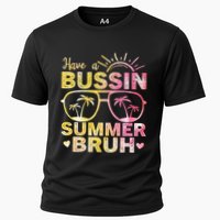 Funny Summer Out Of School Quote Have A Bussin Summer Bruh Cool Gift Cooling Performance Crew T-Shirt