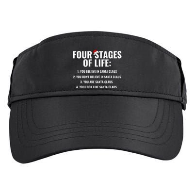 Four Stages of life Santa Claus Humor Meme xmas Adult Drive Performance Visor
