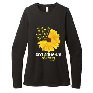 Funny Sunflower Occupational Therapy Month Ot Therapist Gift Womens CVC Long Sleeve Shirt