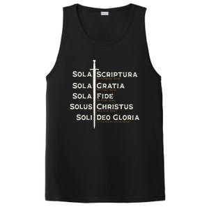 Five Solas Of The Reformation S Reformed Theology Bible PosiCharge Competitor Tank