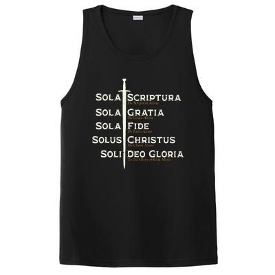 Five Solas Of The Reformation S Reformed Theology Bible PosiCharge Competitor Tank