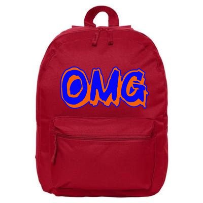 Funny Says Omg New York 16 in Basic Backpack