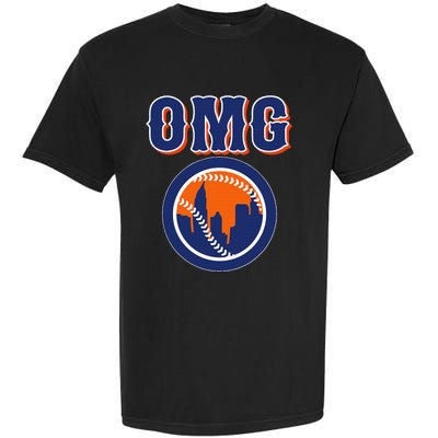 Funny Says Omg Baseball Lovers Omg Baseball Garment-Dyed Heavyweight T-Shirt