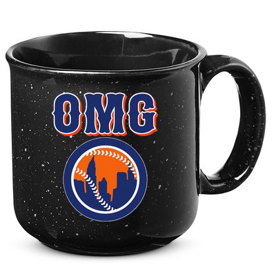 Funny Says Omg Baseball Lovers Omg Baseball 15oz Campfire Ceramic Mug