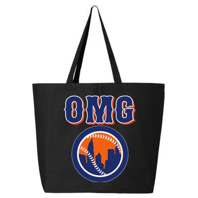 Funny Says Omg Baseball Lovers Omg Baseball 25L Jumbo Tote