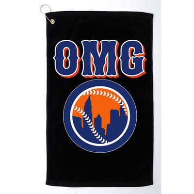 Funny Says Omg Baseball Lovers Omg Baseball Golf Towel