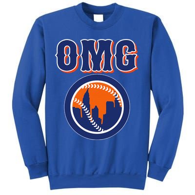 Funny Says Omg Baseball Lovers Omg Baseball Sweatshirt
