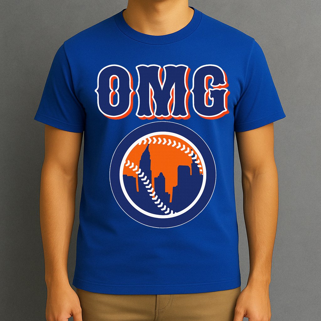 Funny Says Omg Baseball Lovers Omg Baseball T-Shirt