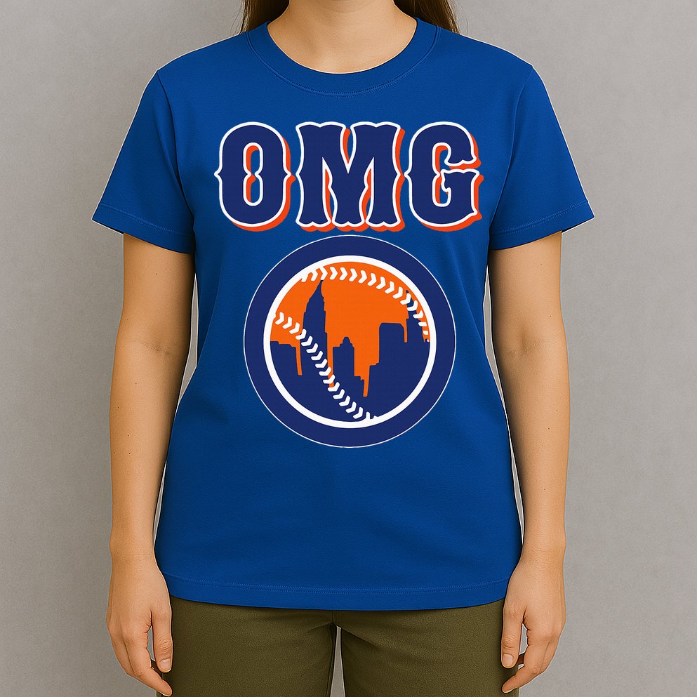 Funny Says Omg Baseball Lovers Omg Baseball T-Shirt