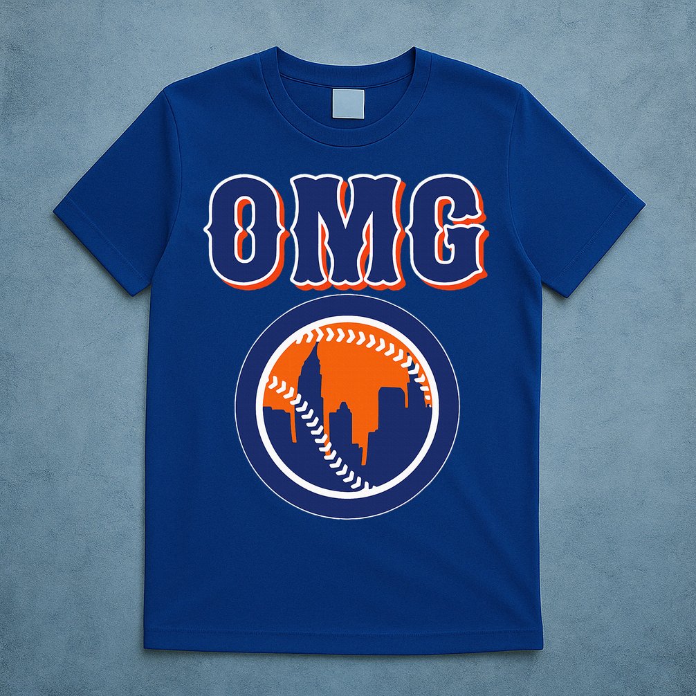 Funny Says Omg Baseball Lovers Omg Baseball T-Shirt