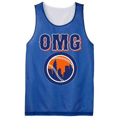 Funny Says Omg Baseball Lovers Omg Baseball Mesh Reversible Basketball Jersey Tank