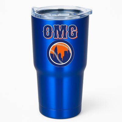 Funny Says Omg Baseball Lovers Omg Baseball Tumbler