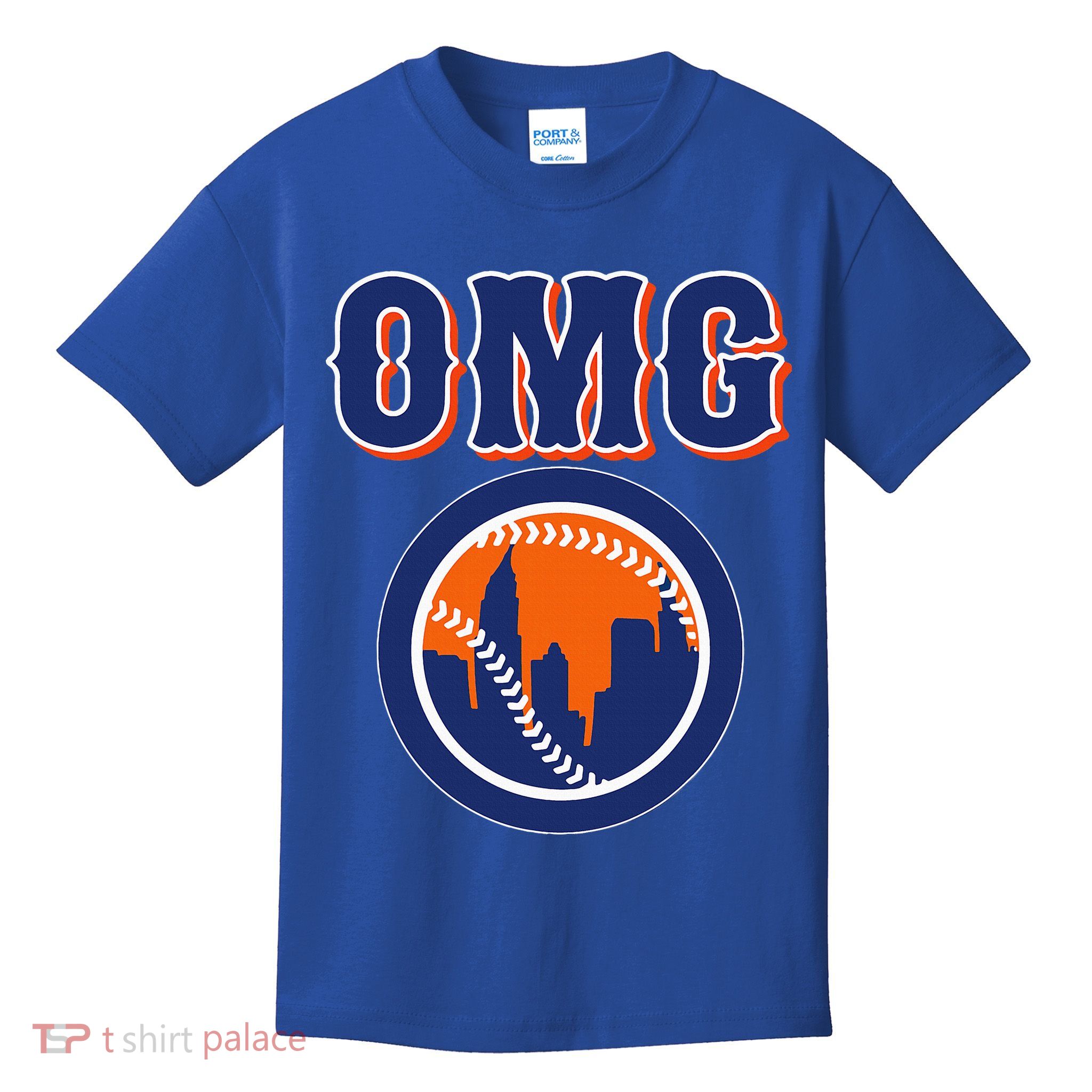 Funny Says Omg Baseball Lovers Omg Baseball Kids T-Shirt