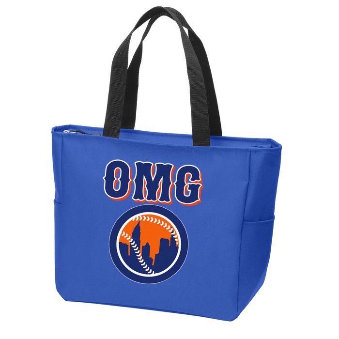 Funny Says Omg Baseball Lovers Omg Baseball Zip Tote Bag