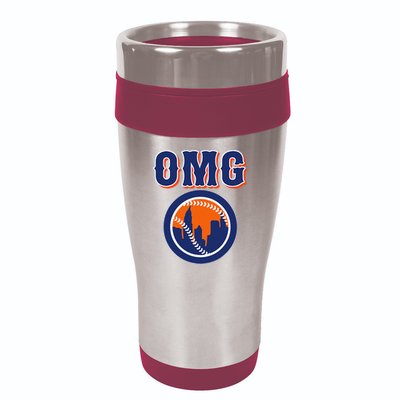Funny Says Omg Baseball Lovers Omg Baseball 16oz Travel Tumbler