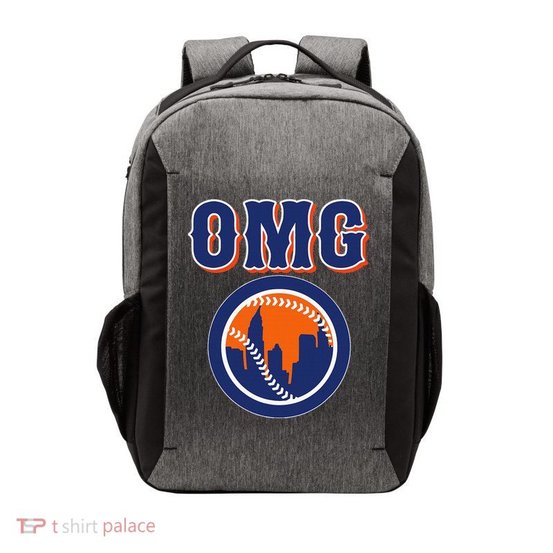 Funny Says Omg Baseball Lovers Omg Baseball Vector Backpack