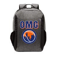 Funny Says Omg Baseball Lovers Omg Baseball Vector Backpack