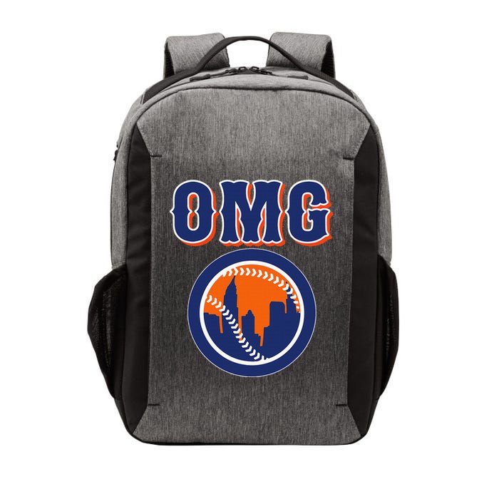 Funny Says Omg Baseball Lovers Omg Baseball Vector Backpack
