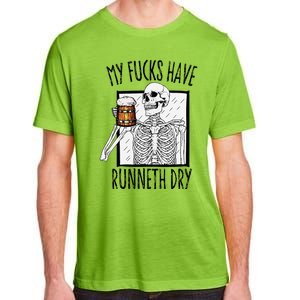 Funny Straight Outta Fucks No Fucks To Give Adult Vulgar Adult ChromaSoft Performance T-Shirt