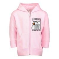 Funny Straight Outta Fucks No Fucks To Give Adult Vulgar Toddler Zip Fleece Hoodie