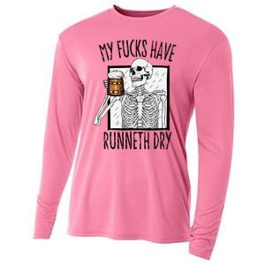 Funny Straight Outta Fucks No Fucks To Give Adult Vulgar Cooling Performance Long Sleeve Crew