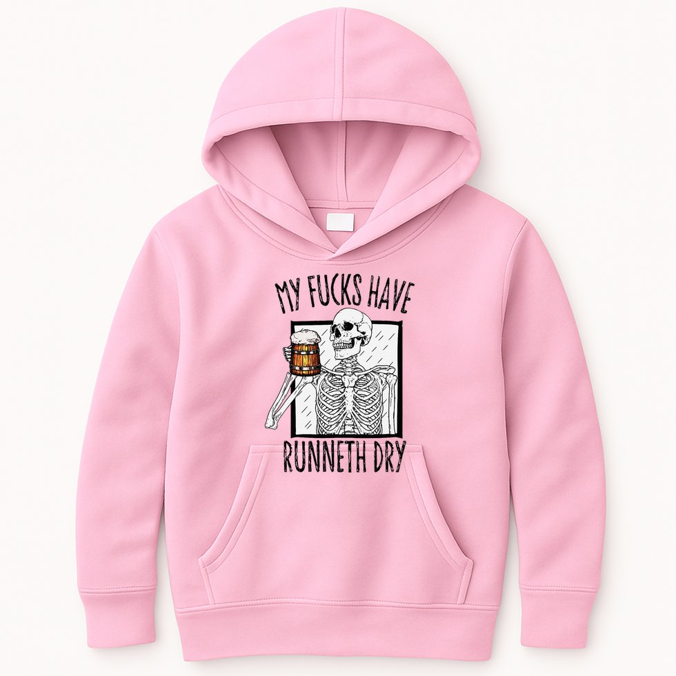 Funny Straight Outta Fucks No Fucks To Give Adult Vulgar Kids Hoodie