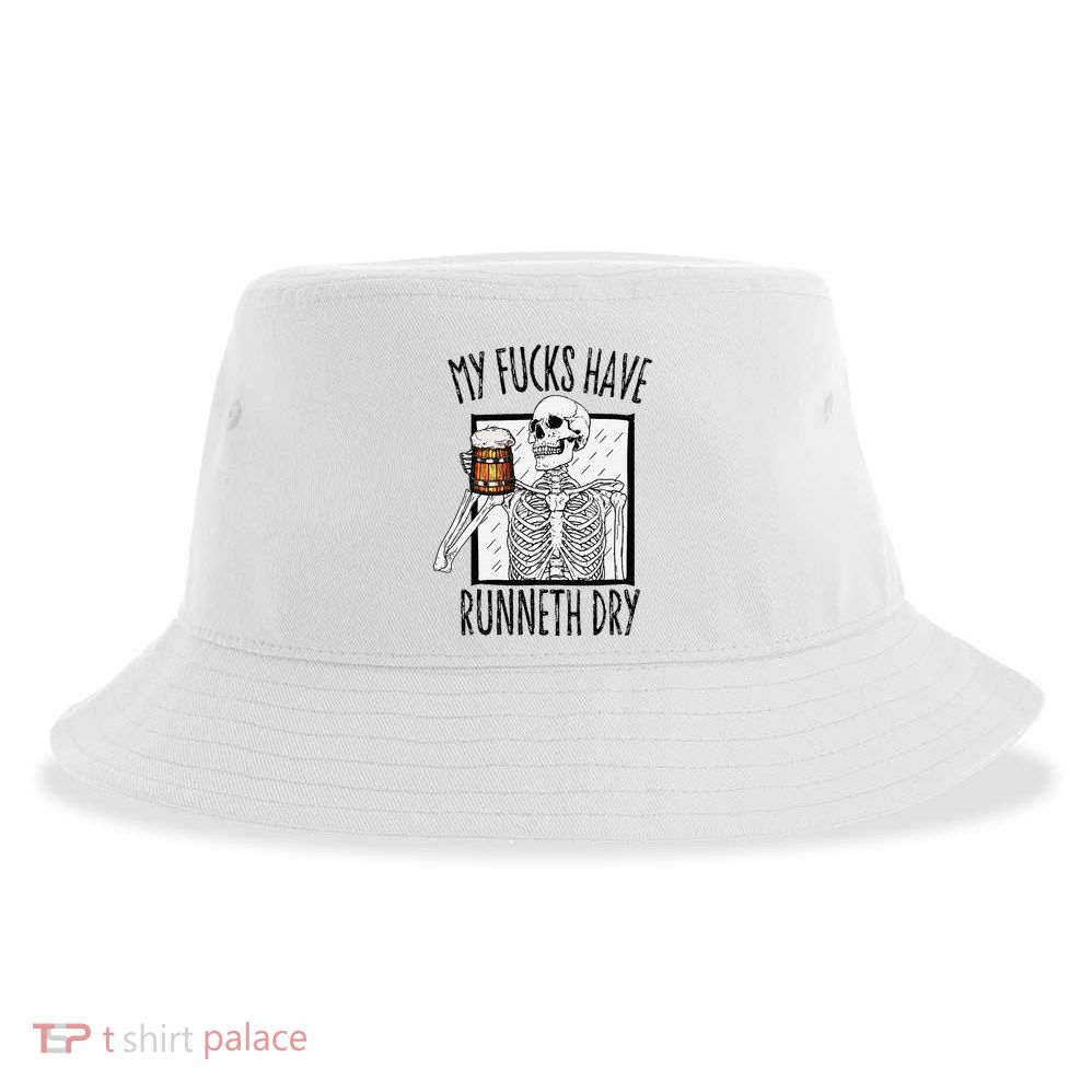 Funny Straight Outta Fucks No Fucks To Give Adult Vulgar Sustainable Bucket Hat