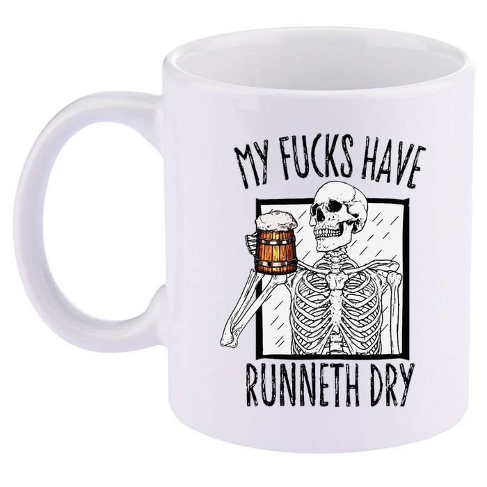 Funny Straight Outta Fucks No Fucks To Give Adult Vulgar 11oz C Handle Ceramic Mug